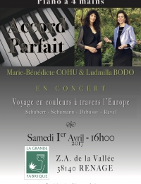 Concert 4 mains Duo Accord Parfait